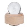 Солнечная система узор хрустальный шар вращающийся музыкальная шкатулка USB зарядка светодиодный ночник для подарка на день рождения