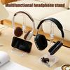 Универсальная подставка для наушников Многофункциональный держатель для телефона Стойка для игровых гарнитур Настольный держатель-органайзер Аксессуары для наушников