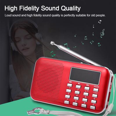 Y-896 Мини FM-радио Цифровой Портативный 3 Вт Стереодинамик MP3 Аудиоплеер Высокое Качество Звука