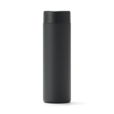 Термос MUJI с вакуумной изоляцией, плоский тип, 500 мл, черный, 76049203