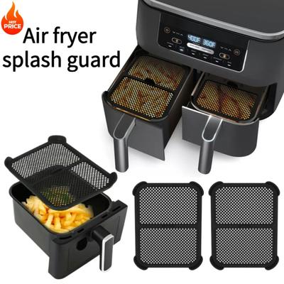 Защита от брызг для фритюрницы Ninja Air Fryer AF400 AF451 DZ401 Модели Многоразовая силиконовая защита от брызг для фритюрницы Кухонные принадлежности