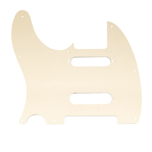 Musiclily Pro 8-отверстий Пикгард из нержавеющей стали для Telecaster, для Fender American/Mexican Deluxe Nashville Tele Электрогитар, Кремовый 3-составной комплект