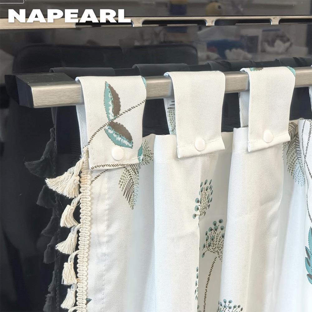1 шт. NAPEARL Термоизоляция и Затенение Одуванчик Защелка Юбка для Духовки, Кружевная Занавеска-Полуштора с Кисточками, Занавеска на Дверцу Духовки для Кухни Домашний Декор