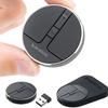E-Supply Ultra-Small Bluetooth Wireless Mouse, 3-Device Multi-Pairing, Quiet, Rechargeable, DPI Switching, Slim, USB-A Receiver Connection, Silicone