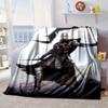 Knights Templar Symbol Blanket Flannel Blanket for bed, sofa, Camping, Hiking, Picnic Essentials, gift for family Fan gifts