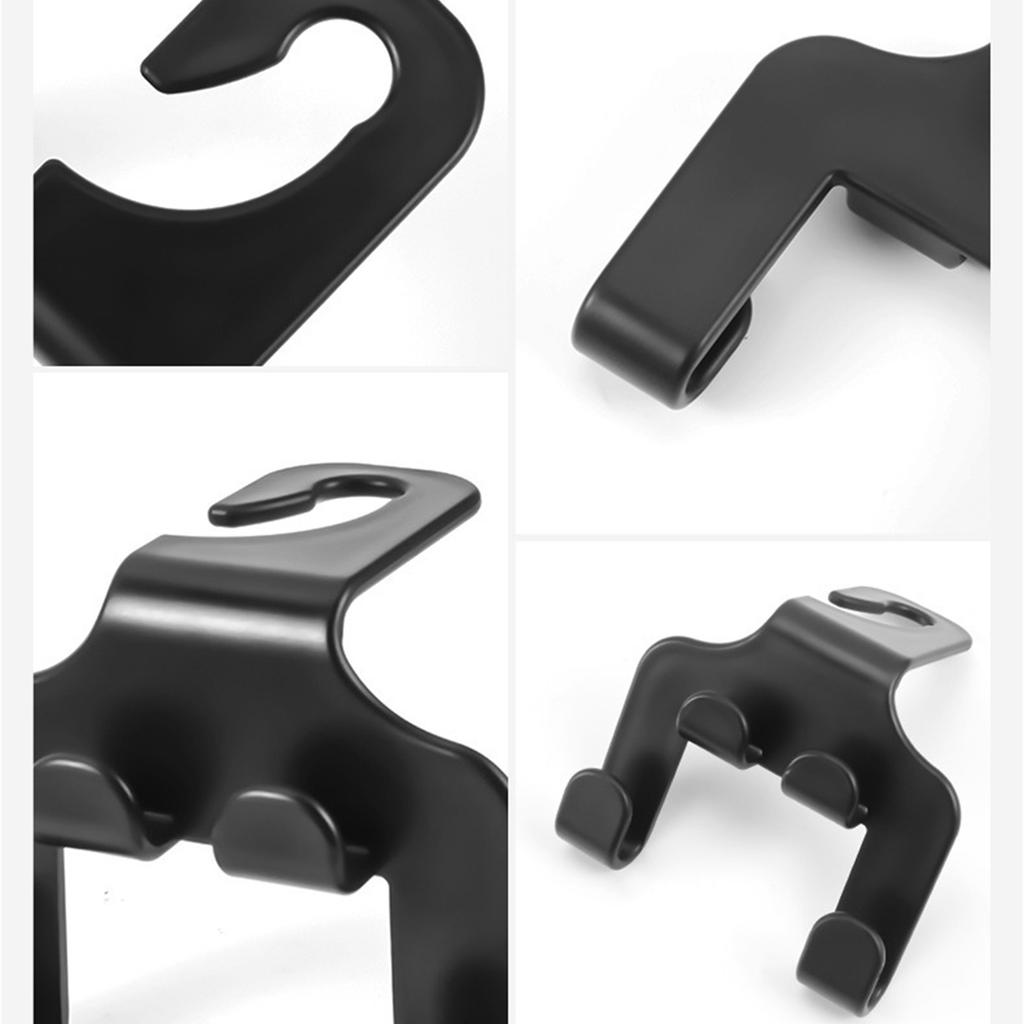 Car Seat Headrest Hook Easy to Install Sturdy Durable Car Seat Hanger for Water Bottle Handbags Mobile Phone