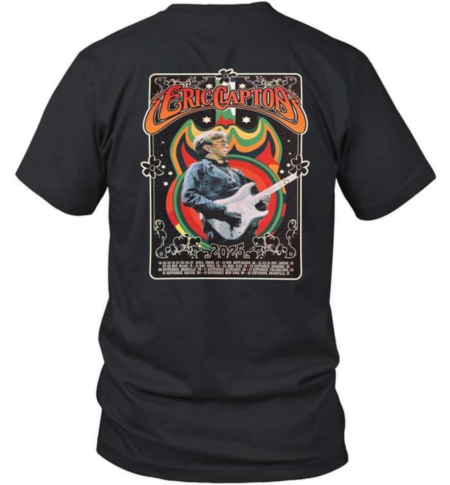 Eric Clapton Musician Tour 2025 TShirt Vintage Style Apparel