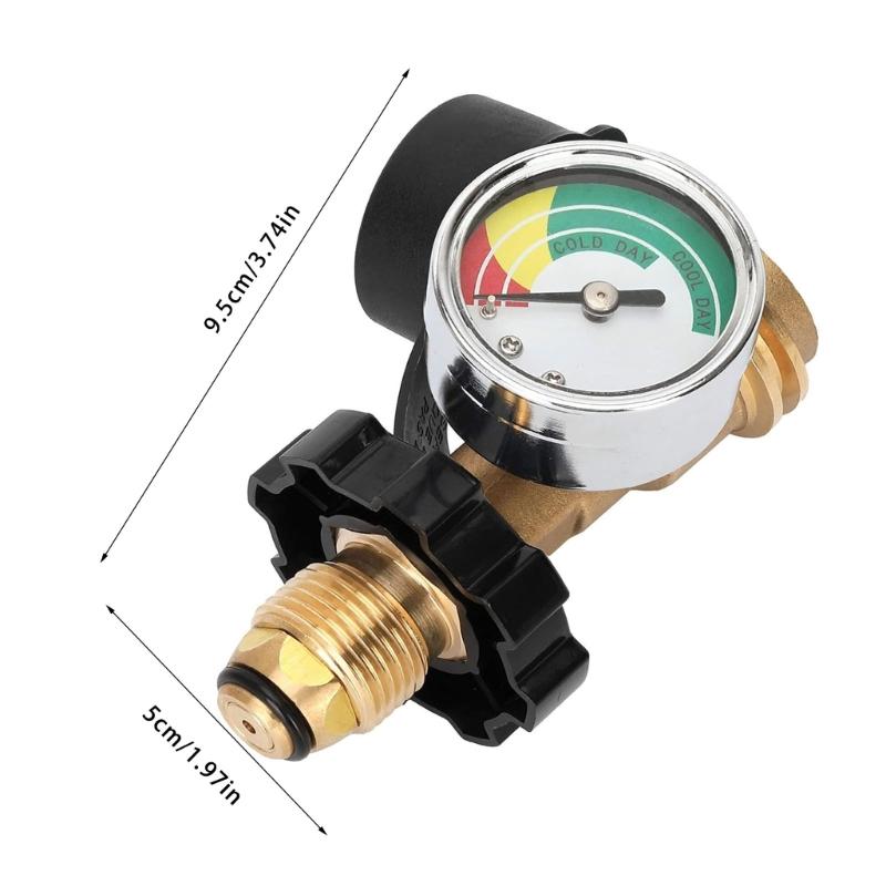 Universal Gas Cylinders Fitting High Pressure Corrosion Resistant Propane Tank Adapter for North American Gas Tanks