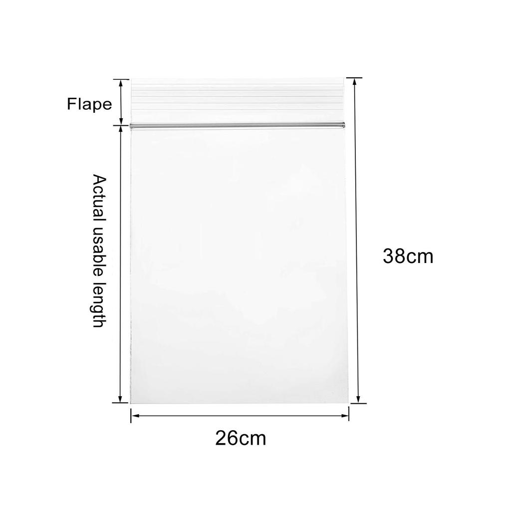 100Pcs Self Seal Clear Cellophane Bags Resealable Plastic Poly Bags Zip Poly Bags for Photos Cards Jewelry Documents Bakery Cookies Candies