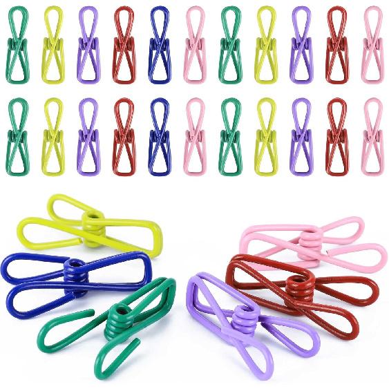 50 шт. Белых деревянных прищепок, 2,9 дюйма Прищепки для рукоделия, Натуральные зажимы для сушки белья, Значок-помпон для DIY