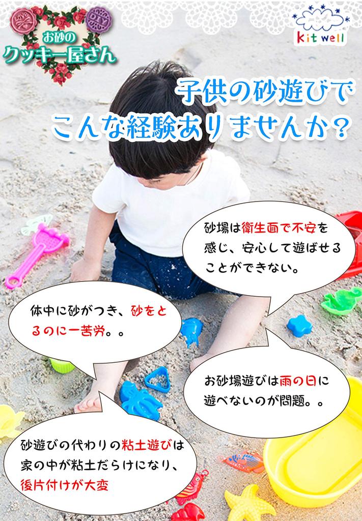 Kitwell Silky Sand Cookie Shop Clay for Indoor Sand Play Set, Toddlers, Sandbox,