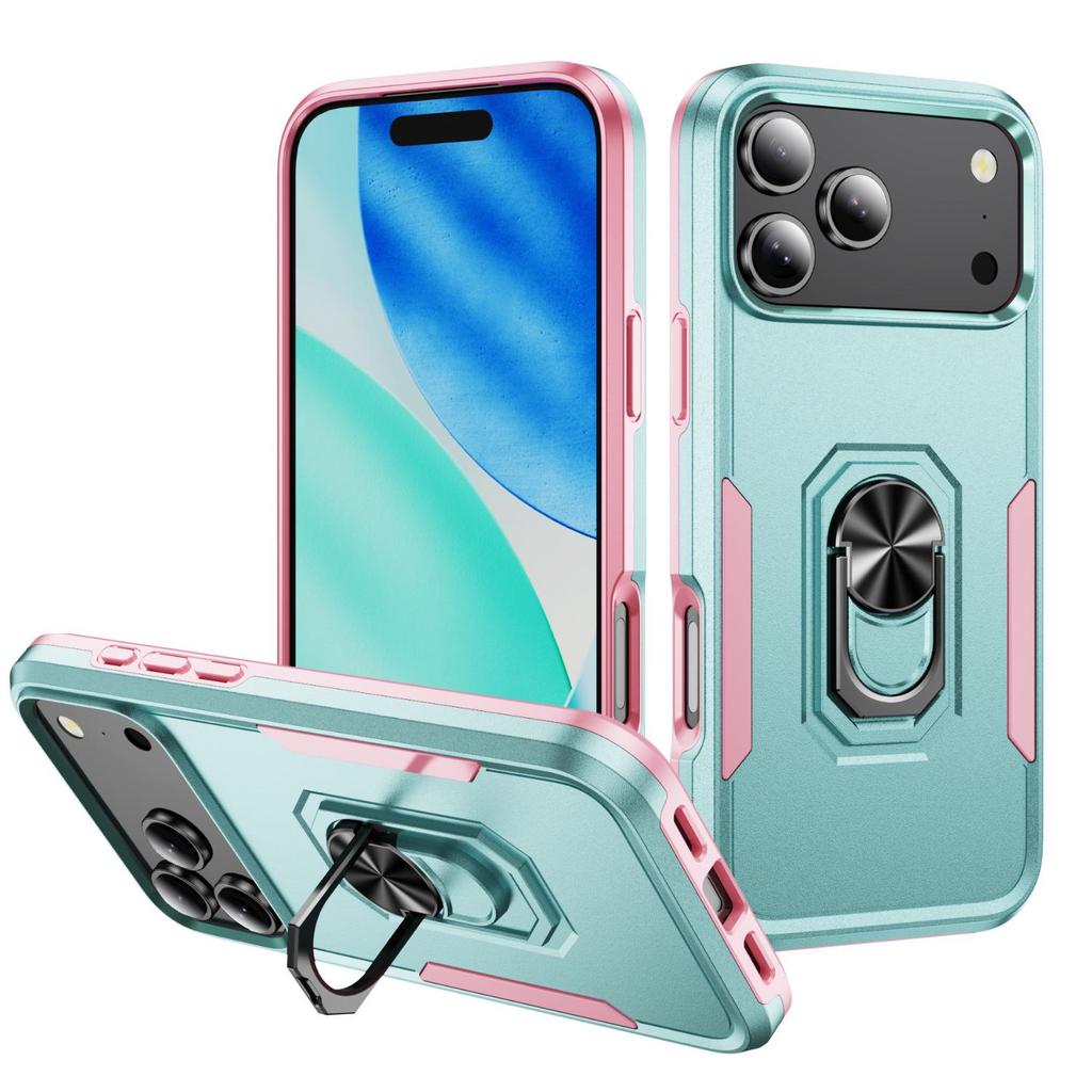 Магнитный противоударный чехол-держатель с кольцом для iPhone 17, совместимый с iPhone 16