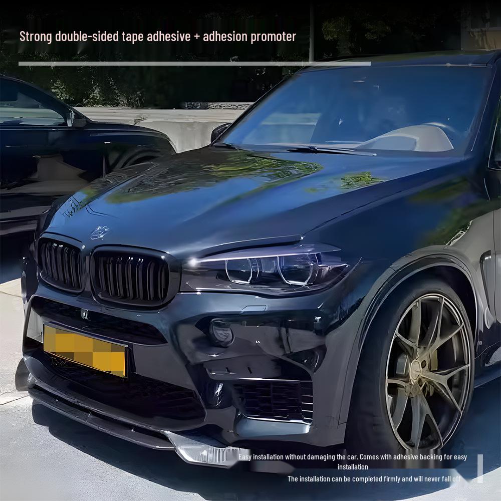 BMW X5 (14-18) F85 Черный Воин Передний Сплиттер Деталь Модификации Автомобиля