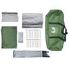Tunnel Tent for 4 Persons Green Waterproof