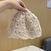 Japanese Double-Layer Handmade Crochet Pullover Hat Children'S Autumn And Winter Korean Version Trendy Versatile Warm Knitted Wool Hat Baotou Hat