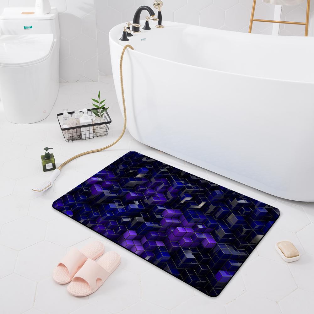 Absorbent Non-slip Mat Porch Door Mat Bathroom Toilet Floor Shower Room Bathtub Carpet Kitchen Rug