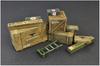 Miniart 1/35 Scale Wooden Box and Crate Set Plastic Model MA35581
