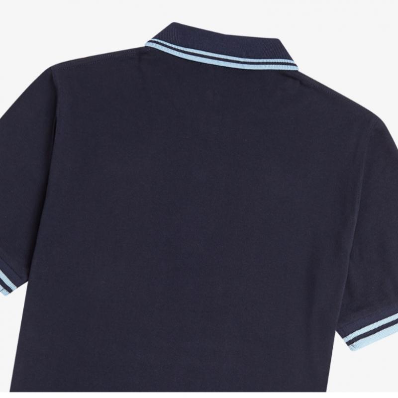 Fred Perry Рубашка Twin Tip Fred Perry Navy Ice Afpm2430012 795