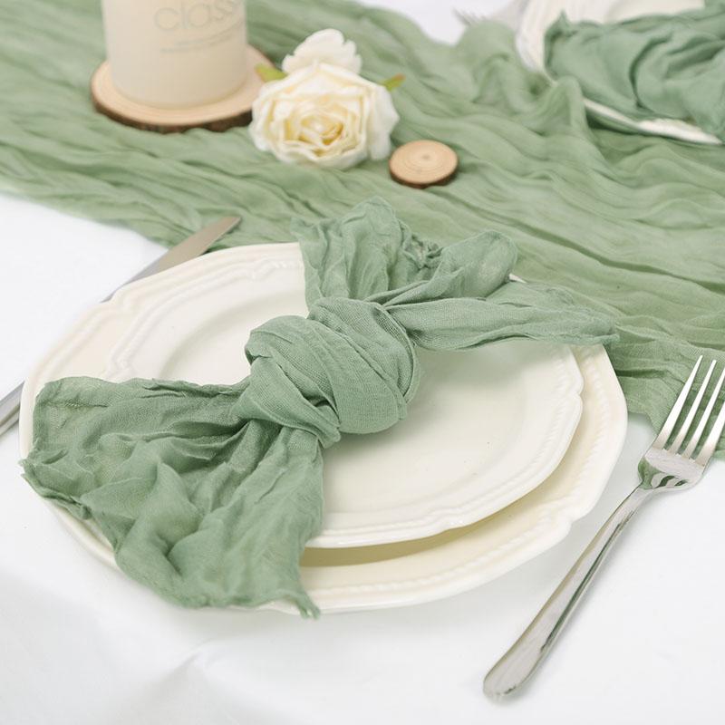 Салфетки 6 шт., мятые салфетки для ужина, мягкие хлопковые салфетки для стола, декоративные салфетки для свадеб, вечеринок, семьи, повседневного использования