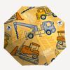 1PC construction vehicles Umbrella-8-Rib Reinforced Portable Folding Travel Suitable for All Seasons Outdoor Daily , Fun Design-Z0409