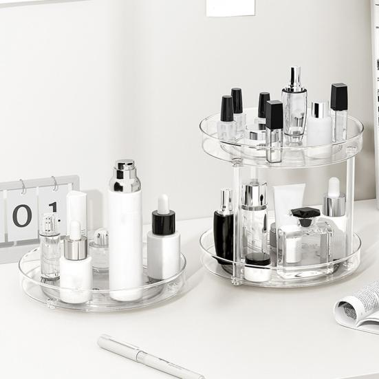 Вращающийся на 360 градусов лоток для хранения 1/2/3 слоя Lazy Susan Organizer Кухонный шкаф для кладовой Прилавок Держатель для специй Косметическая поворотная стойка