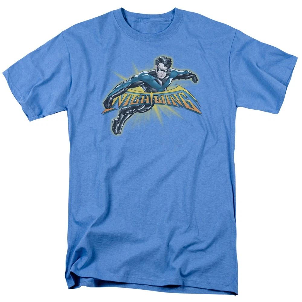 DC Comics - Batman - Nightwing Burst - Unisex Short Sleeve Children's T-shirt - Blue