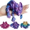 3D-печатная игрушка-кошка сфинкс Животные Игрушка Реалистичная Безволосая Фигурка Сочлененная Кошка Игрушка-антистресс для Любителей Кошек Коллекционера Рождество Домашний Декор