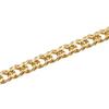 K18 18K Gold Kihei Anklet 2 Sides Double Width Selectable Size Pull Ring Gold Hollow Chain Size 25cm [Speranza] 2.3mm