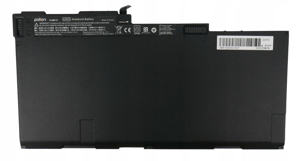 Laptop Battery Hp Cm03 Elitebook 740 745 750 755 840 845 850 G1 G2 4300Mah