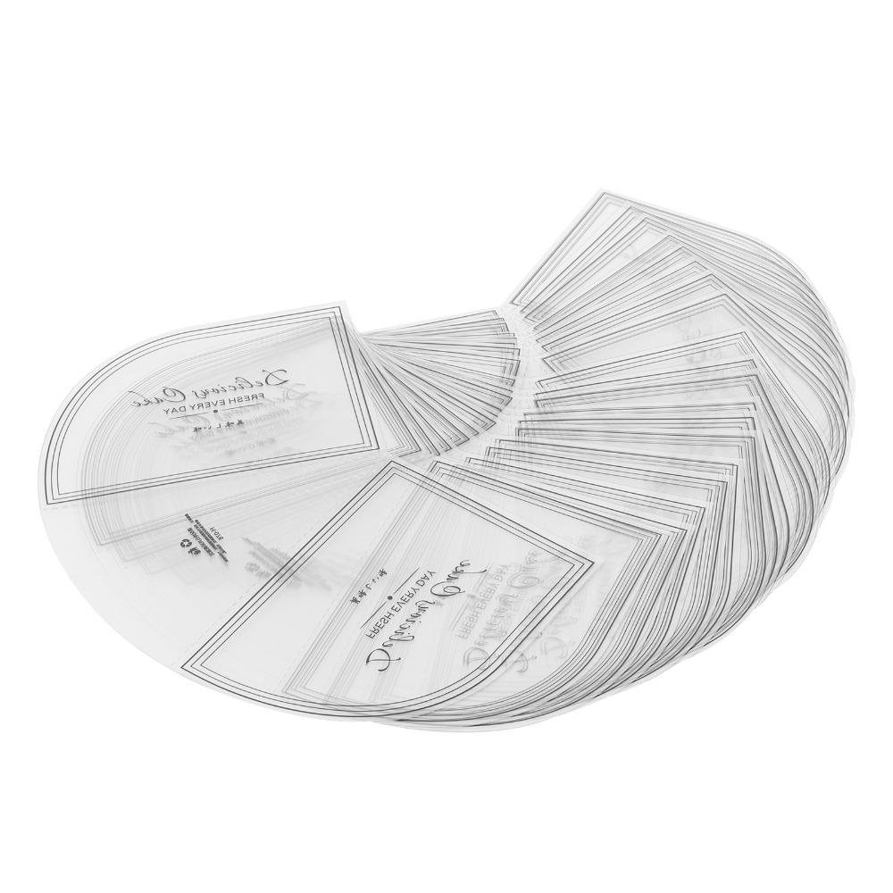 100PCS Transparent Triangle Shape Mousse Surrounding Edge Cake Decorating Tool Bakery Presentation