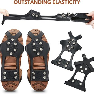 Противоскользящие защитные гвозди Ice Claw для улицы, 10 зубьев, противоскользящие защитные гвозди для обуви, противоскользящие защитные защитные гвозди для обуви Ice Claw для пожилых мужчин и женщин