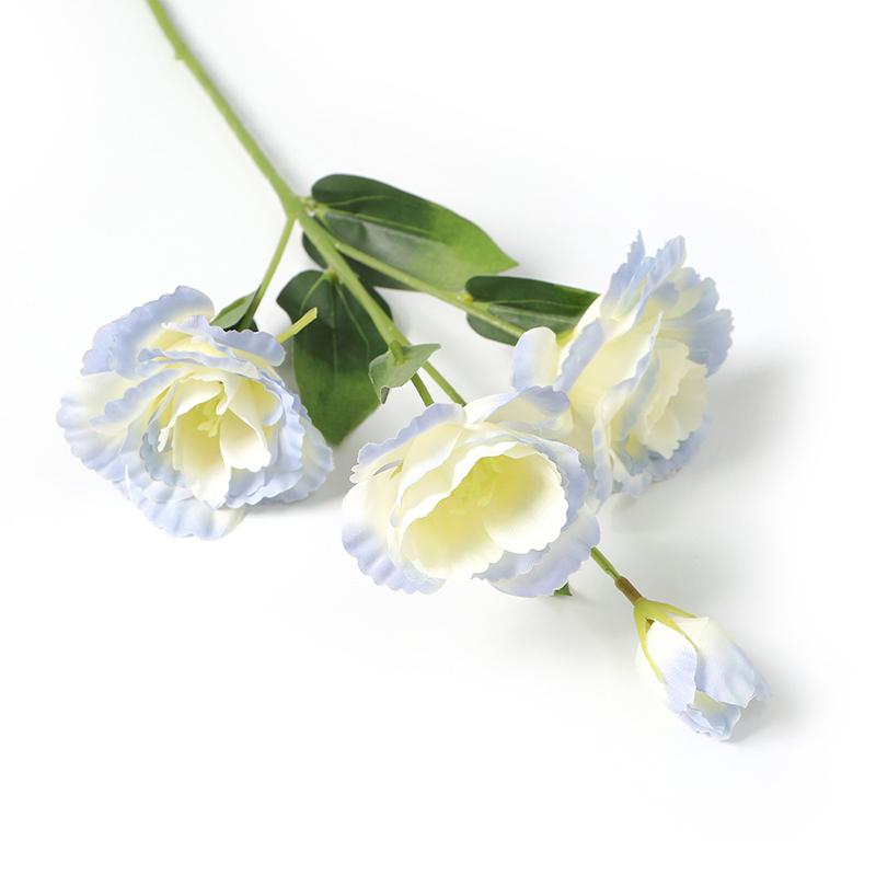 70СМ 4 Головки Шелковый Искусственный Цветок Эустомы Букет Длинный Стебель Искусственный Цветок для DIY Свадебная Вечеринка Центральный Декор Домашний Декор