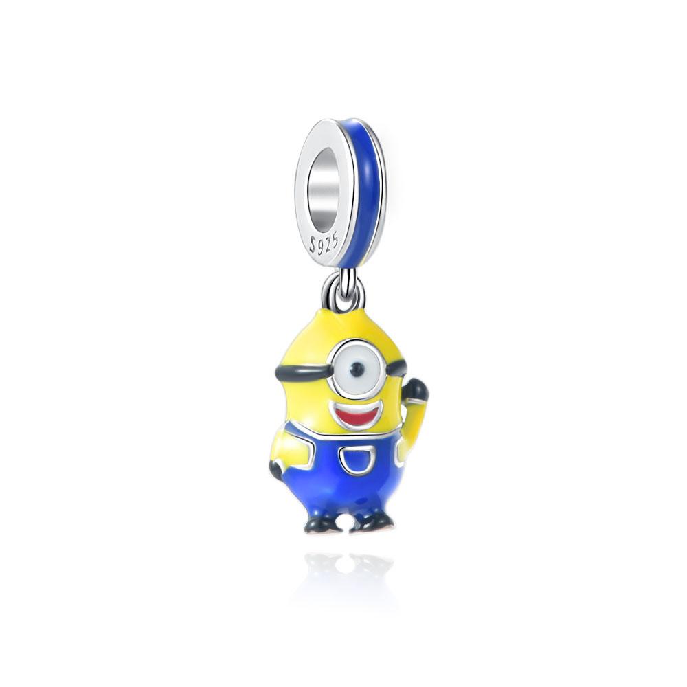 Minsocharm Подвеска Кот Собака Динозавр Мальчик Девочка Бусина Подходит для Оригинального Браслета-цепочки Змеи 3 мм Изысканные Ювелирные Изделия Подарки