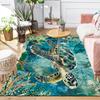 1Pc Ocean Life Adventure Rug, Office Carpet Indoor Outdoor Doormat, Non-Slip Soft, Living Room, Christmas Halloween Gift. M92852