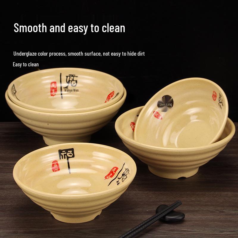 Острая миска рамена, меламин под фарфор, специальный рисовый рамен с улитками, вкус говядины