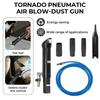 Пневматический пистолет Tornado для продувки пыли, пистолет для мойки салона, пистолет для бластера, пылесоса Tornador, вакуумный пистолет для детализации автомобиля