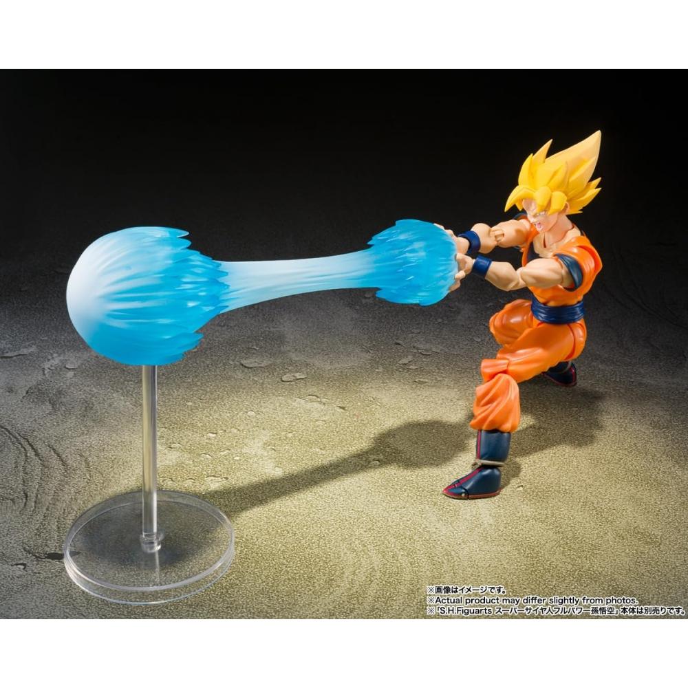 SHFiguarts Dragon Ball Z Super Saiyan Son Goku Effect Parts Set - Телепортация Камехамеха - Приблизительно. Окрашенная подвижная фигура из АБС и ПВХ, 150 мм