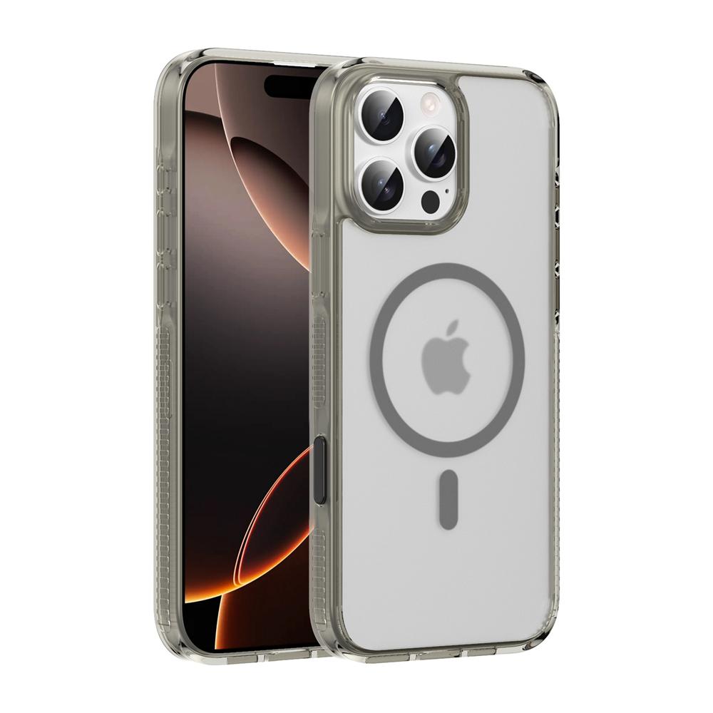 KEYSION Чехол с сенсорной кнопкой управления камерой для iPhone 16 Pro Max 16 Plus для беспроводной зарядки MagSafe, матовый прозрачный чехол