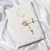 Heart Key Lock A5 Notebook With Lock Diary Book Travelers Journal Password Notebook  Student