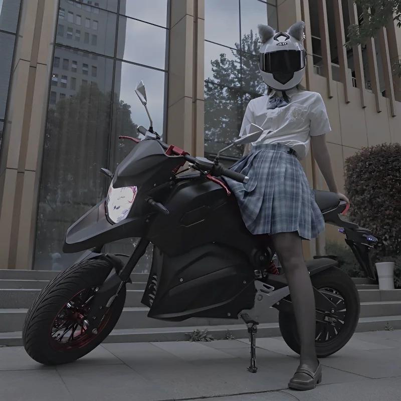 1 Pair Cute Plush Cat Ears Motorcycle Helmet Decoration Helmet Ornaments Headwear Stickers Moto Styling Decoration Accessories