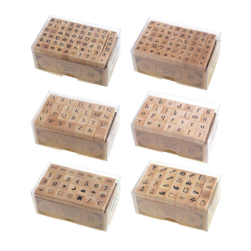 Kodomonookao Petit Letter Stamp Set (Large) [Uppercase Alphabet] 1234-016