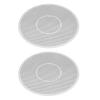 2 Pcs Stainless Steel Disc Coffee Filter Suitable for AeroPress Coffee Maker 62mm Reusable Disc