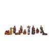 11pcs/set Nativity Scene Set Christmas Ornament Baby Jesus Statue Christmas Decoration Indoor Nativity Crib Manger Figurines