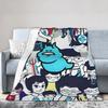 Super Warm Blankets Decorative Homestucked Manga Throw Blanket  Flannel Bedspread For Outdoor Street Trend Sofa Bed Cover