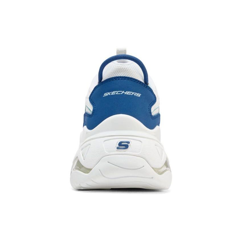 Skechers DLites Толстая подошва Панда Низкие Повседневные Кроссовки Женские Белый Синий Розовый 896254-WBLP