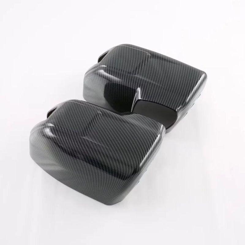 For SsangYong Torres J100 2024 ABS Carbon Fiber Black Rearview Mirror Cover Frame Trim Sticker Car Styling Accessories