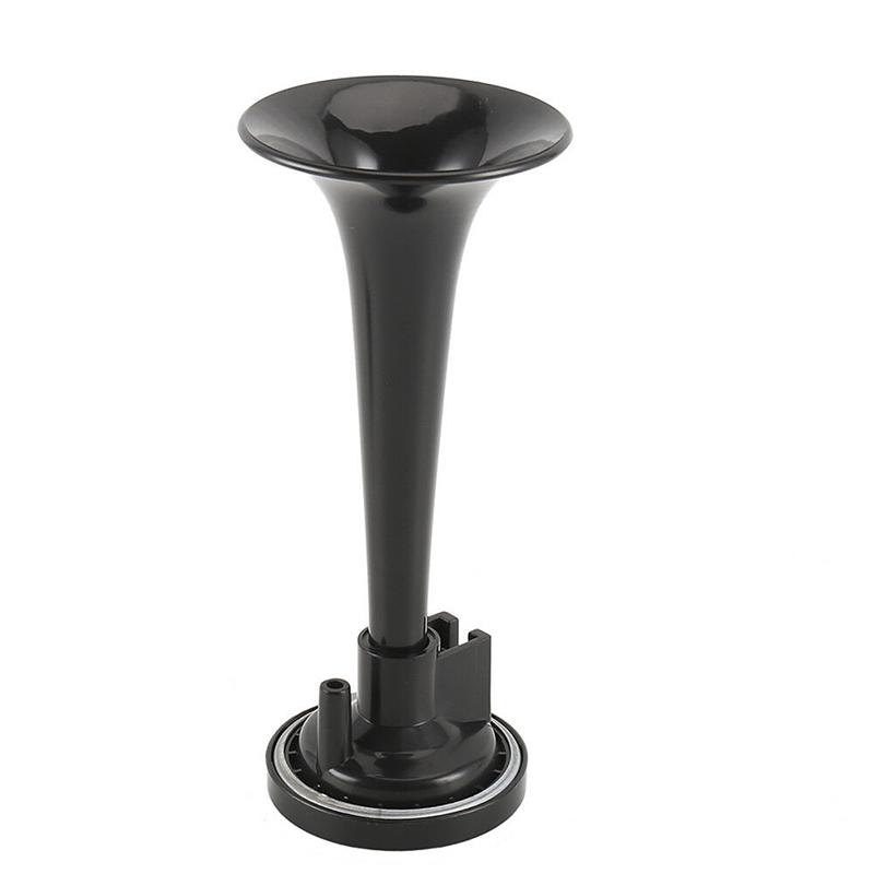 2шт черный воздушный рожок двойной труба воздушный насос воздушный рожок труба автомобиль грузовик поезд лодка