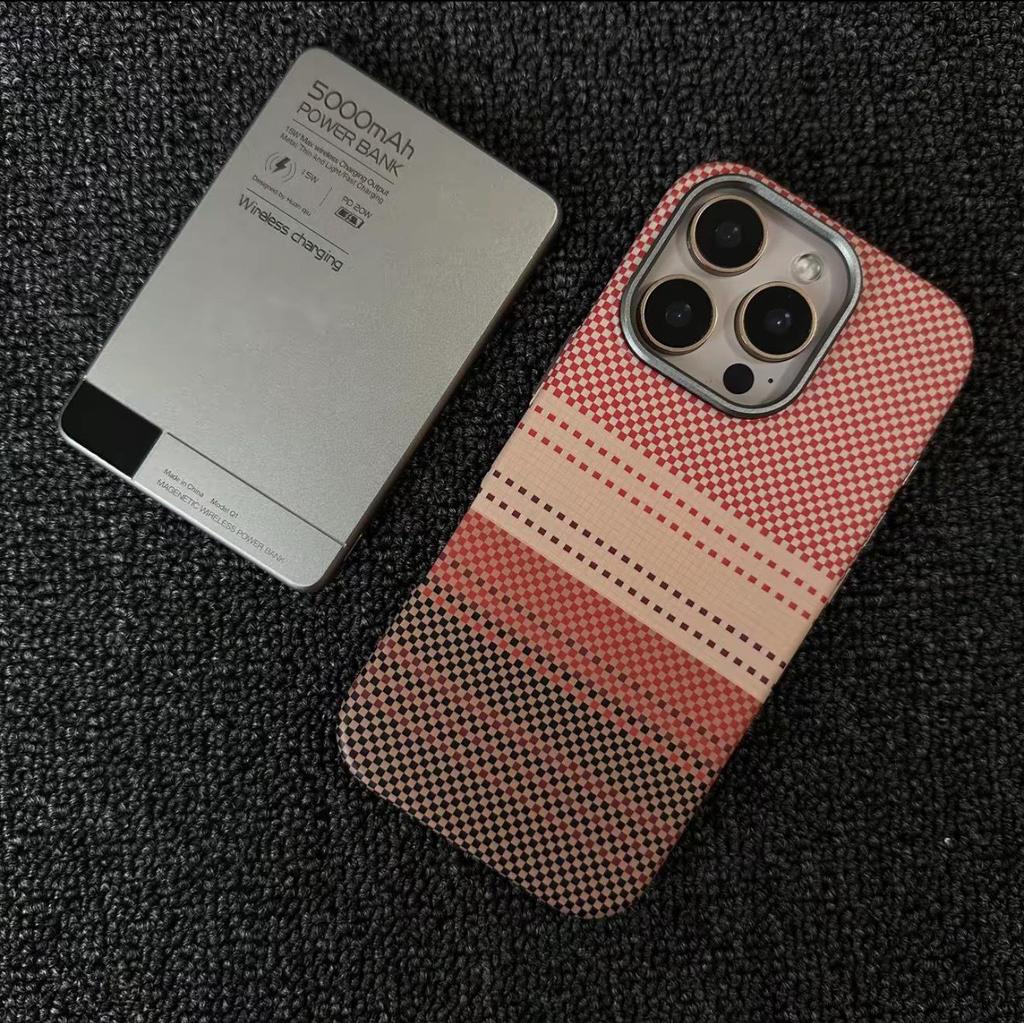 Кевларовый магнитный чехол iPhone 17 Pro Max Sunset Moonrise - Полное покрытие для Apple 16