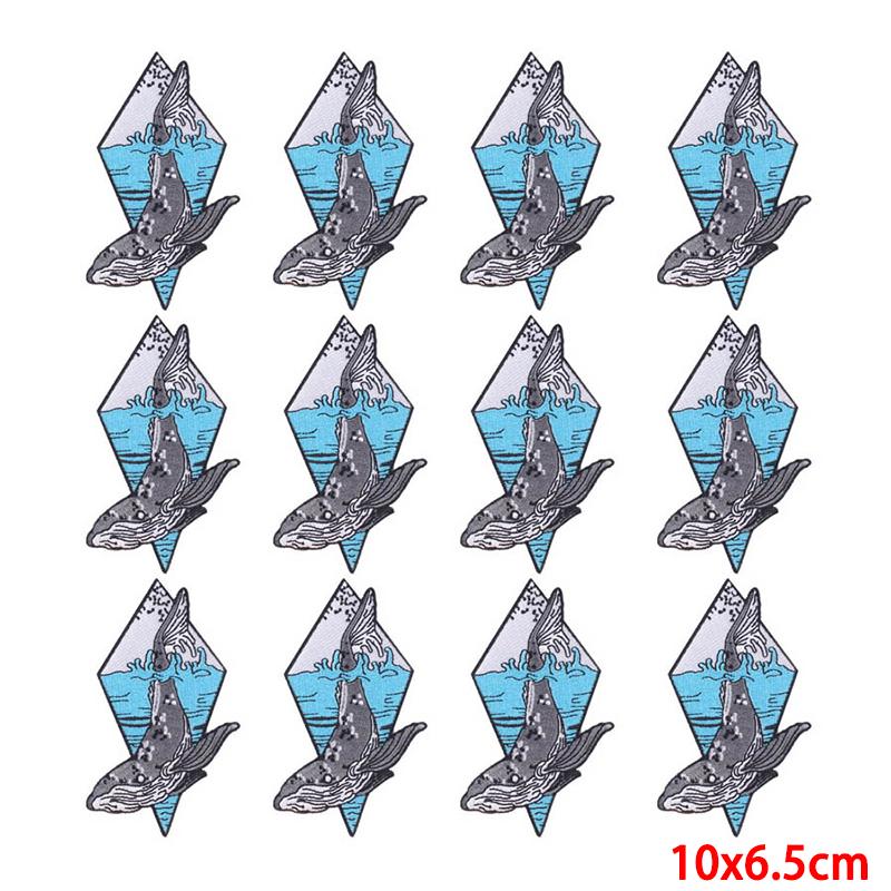 10 шт./лот, оптовая продажа, вышивка, железные нашивки для одежды, нашивки для одежды, куртки, декор, аппликация, принадлежности для шитья