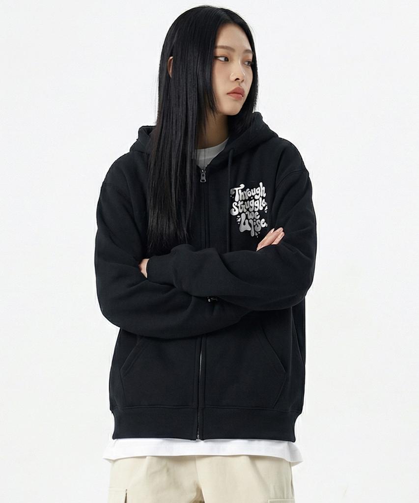 Худи на молнии с прорезью Artistwear [Atw] - 2 цвета